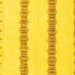 Square Solid Yellow Modern Rug, abs1423yw