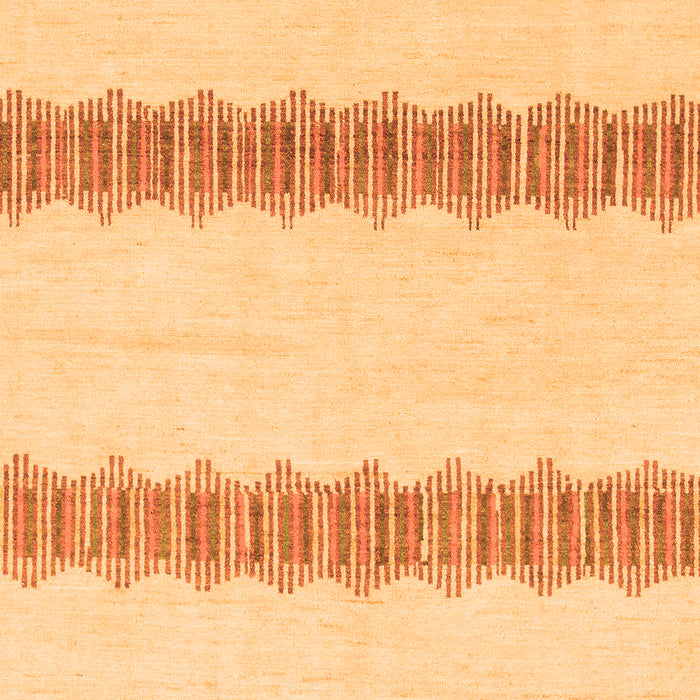 Solid Orange Modern Rug, abs1423org