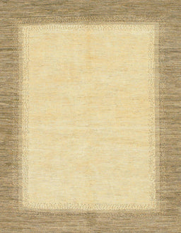 Machine Washable Abstract Mustard Yellow Rug, wshabs1424