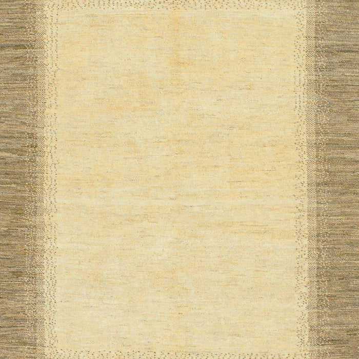 Machine Washable Abstract Mustard Yellow Rug, wshabs1424