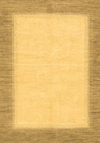 Solid Brown Modern Rug, abs1424brn