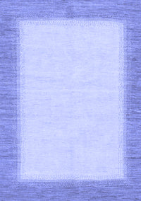 Solid Blue Modern Rug, abs1424blu