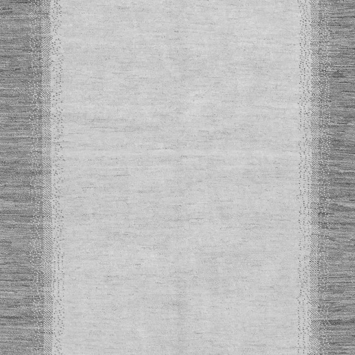 Machine Washable Solid Gray Modern Rug, wshabs1424gry