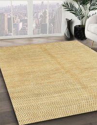 Abstract Gold Solid Rug, abs1425