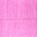 Square Solid Pink Modern Rug, abs1425pnk