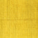 Square Solid Yellow Modern Rug, abs1425yw