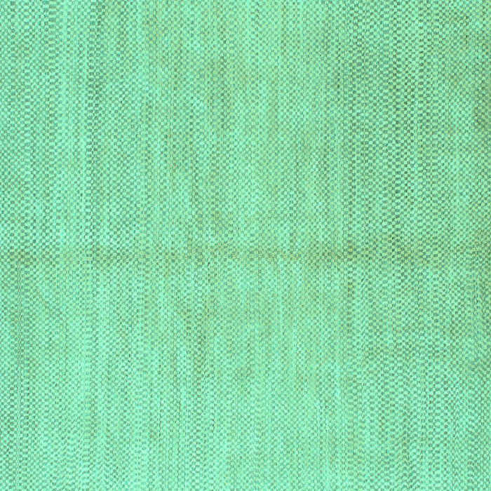 Square Machine Washable Solid Turquoise Modern Area Rugs, wshabs1425turq