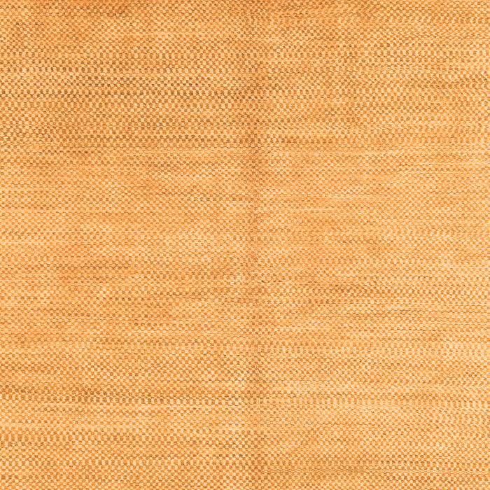 Square Machine Washable Solid Orange Modern Area Rugs, wshabs1425org