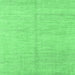 Square Solid Emerald Green Modern Rug, abs1425emgrn