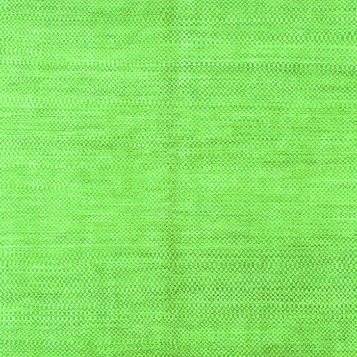 Square Machine Washable Solid Green Modern Area Rugs, wshabs1425grn