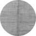 Round Abstract Gray Modern Rug, abs1426gry