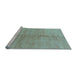 Sideview of Machine Washable Abstract Light Blue Modern Rug, wshabs1426lblu