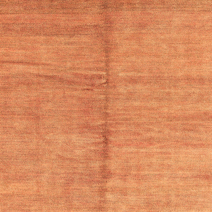 Square Machine Washable Abstract Orange Modern Area Rugs, wshabs1426org