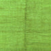 Square Abstract Green Modern Rug, abs1426grn