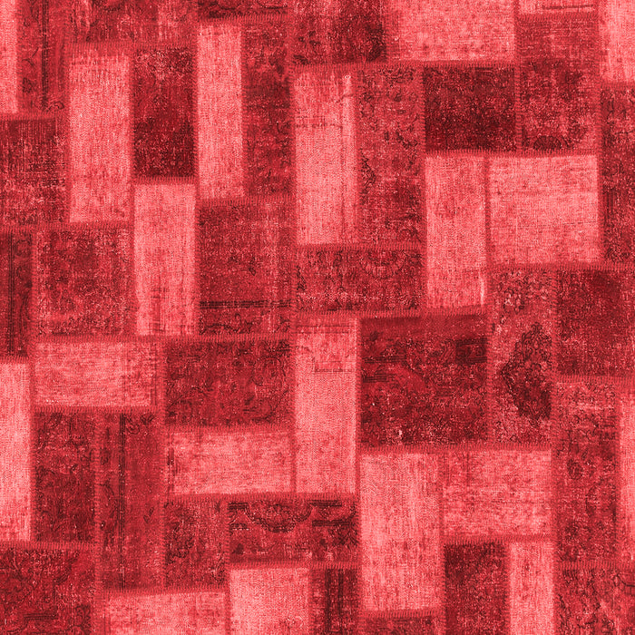 Abstract Red Modern Rug, abs1427red