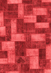 Abstract Red Modern Rug, abs1427red