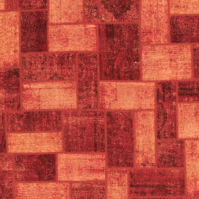 Machine Washable Abstract Orange Modern Area Rugs, wshabs1427org