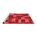 Modern Red Washable Rugs