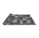 Sideview of Abstract Gray Modern Rug, abs1427gry