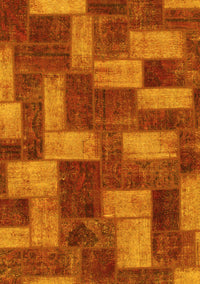 Abstract Yellow Modern Rug, abs1427yw