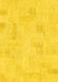 Solid Yellow Modern Rug, abs1428yw