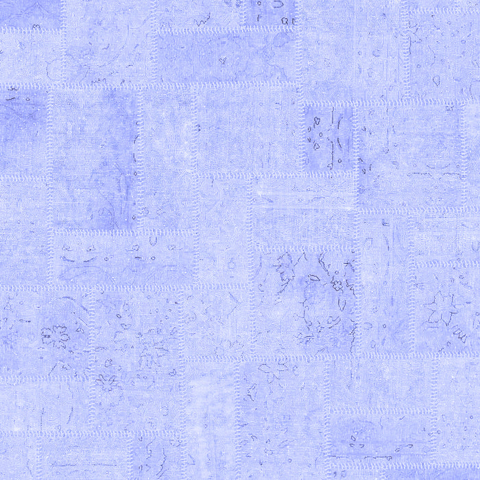 Solid Blue Modern Rug, abs1428blu