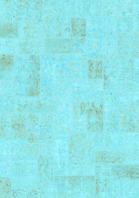 Solid Light Blue Modern Rug, abs1428lblu