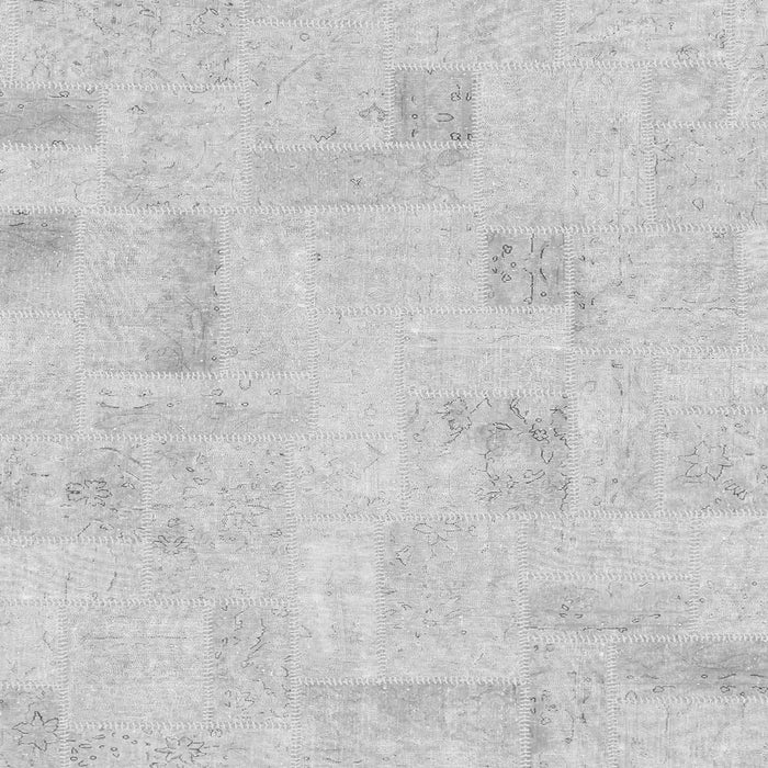 Square Machine Washable Solid Gray Modern Rug, wshabs1428gry