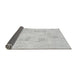 Sideview of Solid Gray Modern Rug, abs1428gry