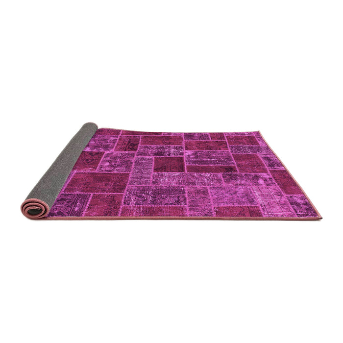 Sideview of Abstract Pink Modern Rug, abs1429pnk