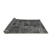 Sideview of Abstract Gray Modern Rug, abs1429gry