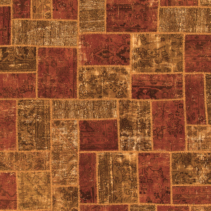 Abstract Orange Modern Rug, abs1429org