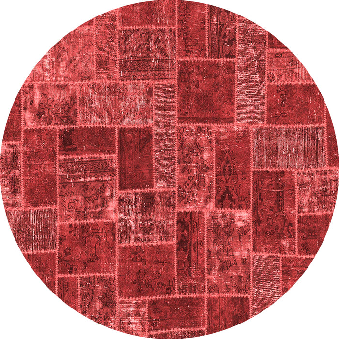 Machine Washable Abstract Red Modern Rug, wshabs1429red