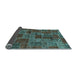 Sideview of Abstract Light Blue Modern Rug, abs1429lblu