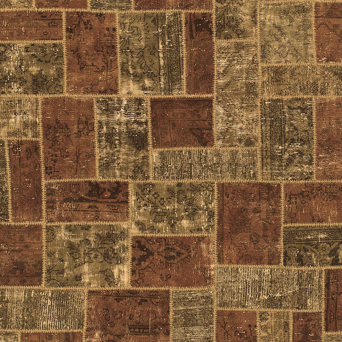 Abstract Brown Modern Rug, abs1429brn