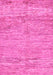 Machine Washable Abstract Pink Modern Rug, wshabs142pnk