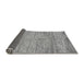 Sideview of Abstract Gray Modern Rug, abs142gry