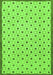 Machine Washable Solid Green Modern Area Rugs, wshabs1430grn