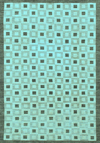 Solid Light Blue Modern Rug, abs1430lblu