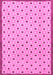 Machine Washable Solid Pink Modern Rug, wshabs1430pnk