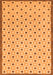 Solid Orange Modern Rug, abs1430org