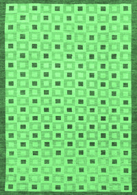 Solid Emerald Green Modern Rug, abs1430emgrn