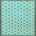 Square Solid Light Blue Modern Rug, abs1430lblu