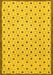 Solid Yellow Modern Rug, abs1430yw