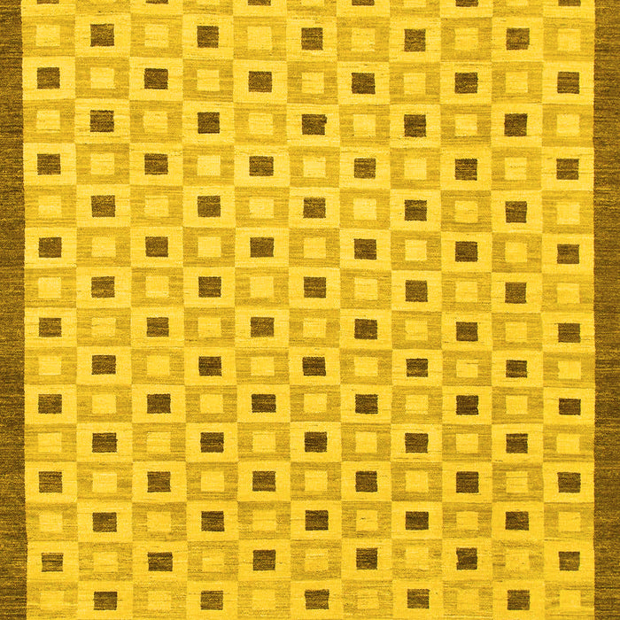 Solid Yellow Modern Rug, abs1430yw