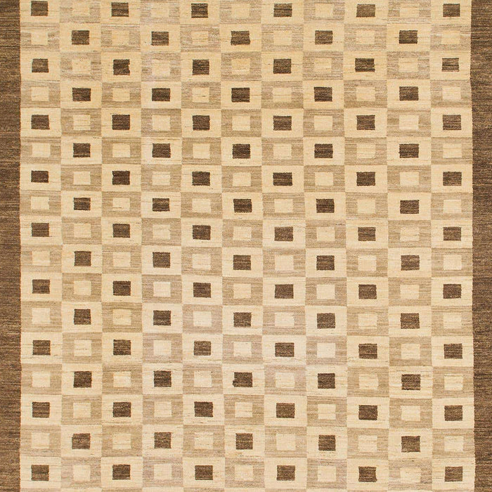 Machine Washable Abstract Bronze Brown Rug, wshabs1430