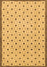 Machine Washable Solid Brown Modern Rug, wshabs1430brn