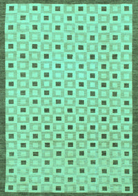 Solid Turquoise Modern Rug, abs1430turq