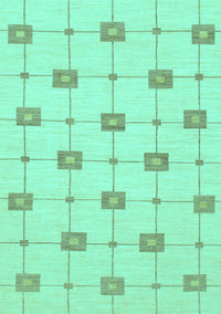 Solid Turquoise Modern Rug, abs1431turq