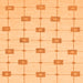 Square Solid Orange Modern Rug, abs1431org